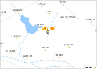 map of Göynük