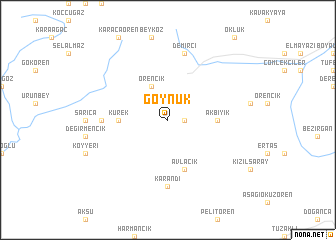 map of Göynük
