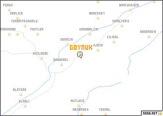 map of Göynük