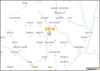 map of Goyo