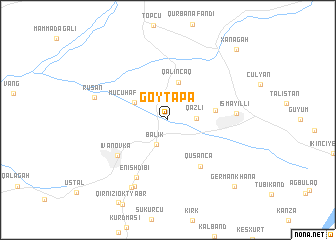 map of Göytǝpǝ