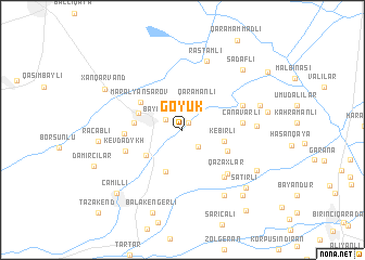 map of Göyük