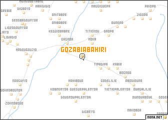 map of Gozabia-Bahiri