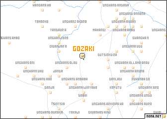 map of Gozaki