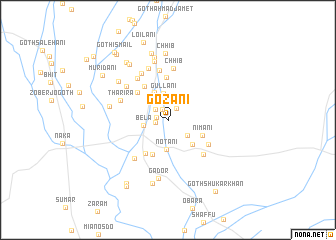 map of Gozāni