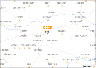 map of Goza