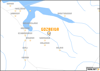 map of Goz Béïda