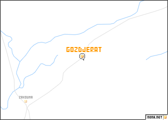 map of Goz Djérat