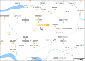 map of Gözecik