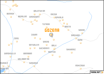 map of Gozena