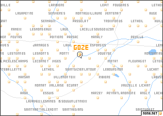 map of Goze