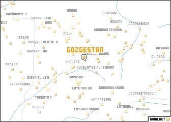 map of Gozgestān