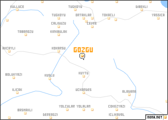 map of Gözgü