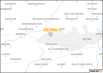 map of Gozhuli