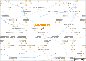 map of Gozinière