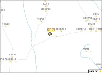map of Gozi