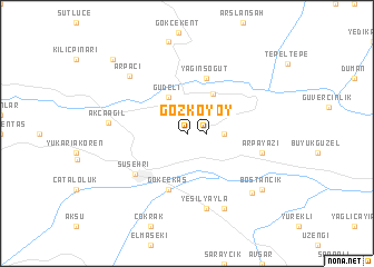 map of Gözköy