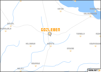 map of Goz Lében