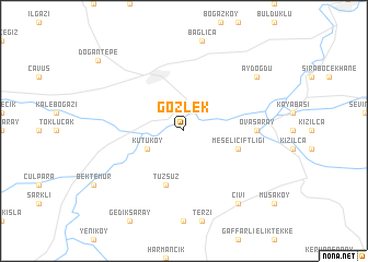 map of Gözlek