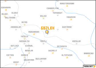 map of Gözlek