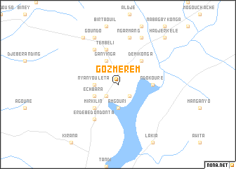 map of Goz Mérem