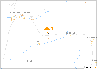 map of Gozm