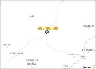 map of Goznoshur