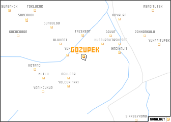 map of Gözüpek