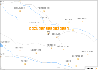 map of Gözüren see Gözören