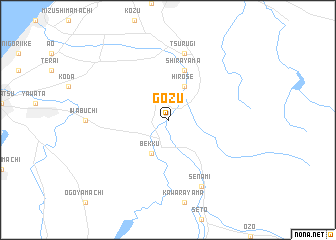map of Gōzu