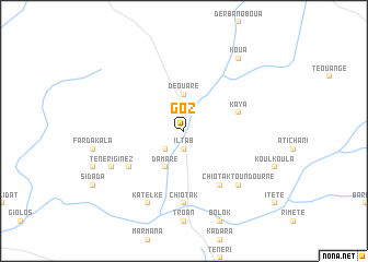 map of Goz