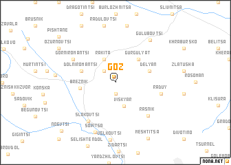 map of Goz
