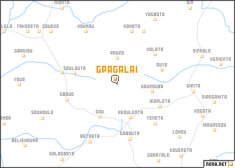 map of Gpagalai