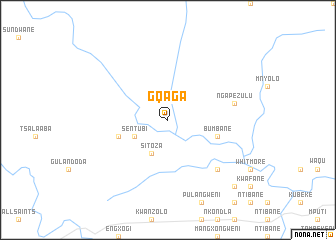 map of Gqaga