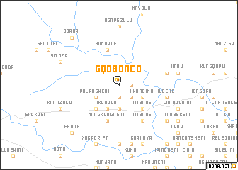 map of Gqobonco