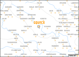 map of Gqunce