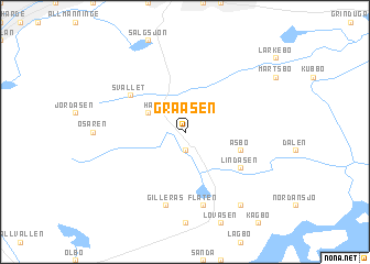 map of Grååsen