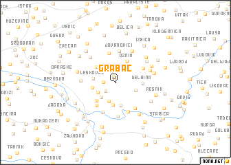 map of Grabac