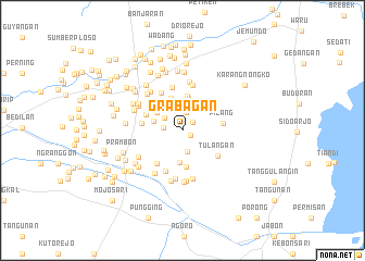 map of Grabagan