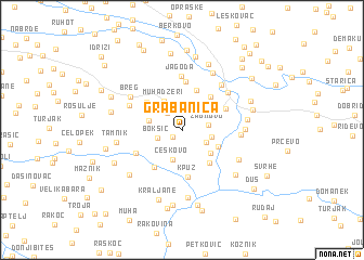 map of Grabanica