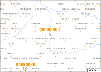 map of Grabarka