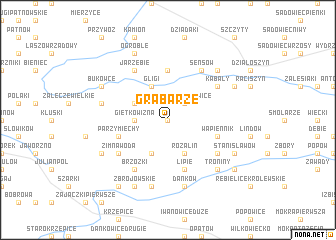 map of Grabarze