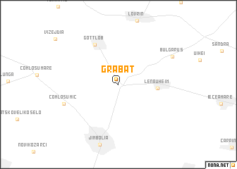 map of Grabaţ