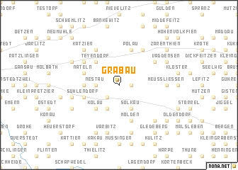 map of Grabau