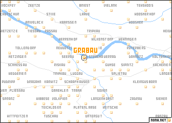 map of Grabau