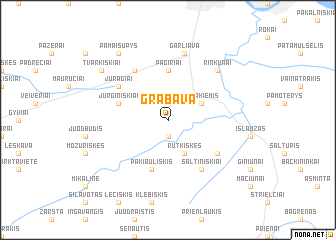 map of Grabava