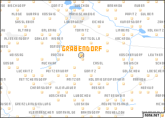 map of Gräbendorf