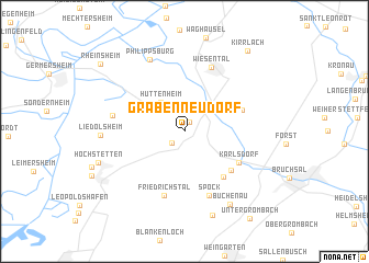 map of Graben-Neudorf