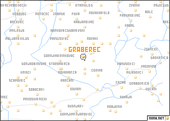 map of Graberec