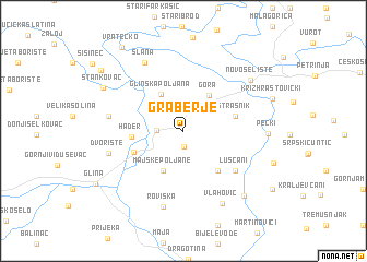 map of Graberje